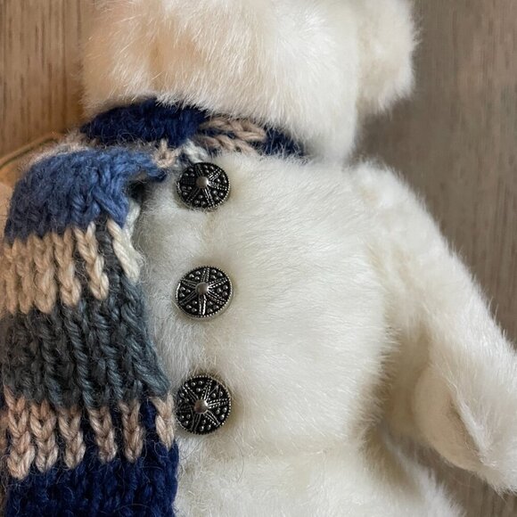 Boyd Bear The Archive Collection Snowman Plush with Scarf 10"! - Picture 3 of 5